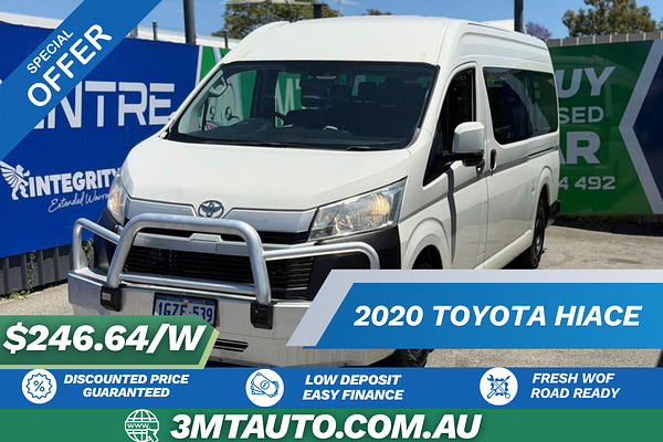 2020 Toyota Hiace Commuter GDH322R ELWB High Roof