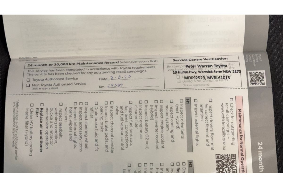 2023 Toyota Yaris Ascent Sport MXPA10R