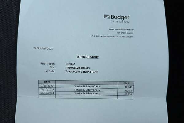 2021 Toyota Corolla Ascent Sport Hybrid ZWE211R