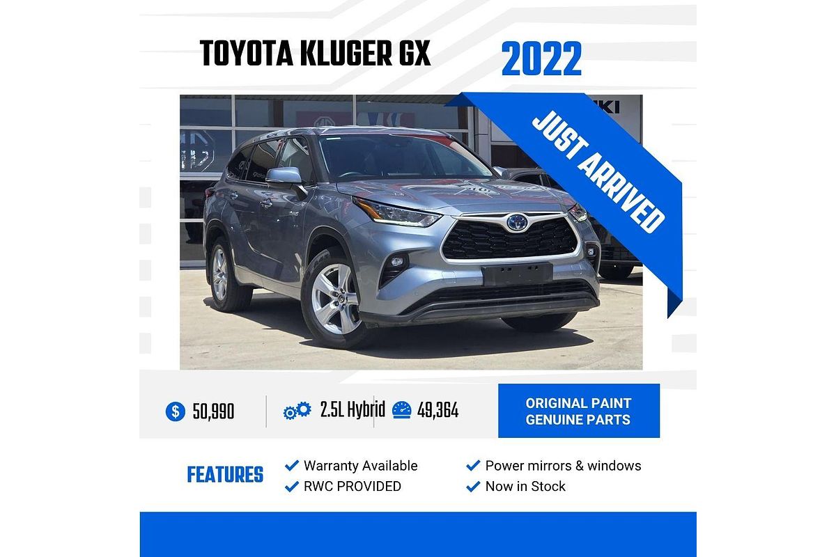 2022 Toyota Kluger GX AXUH78R