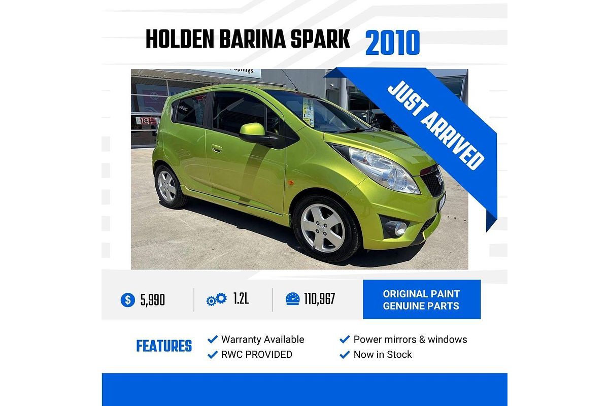 2010 Holden Barina Spark CDX MJ