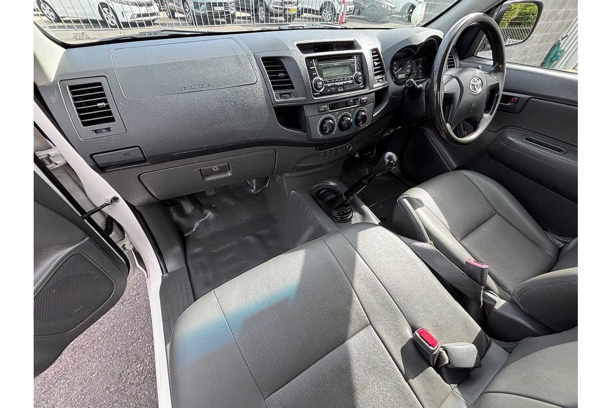 2013 Toyota Hilux Workmate TGN16R Rear Wheel Drive