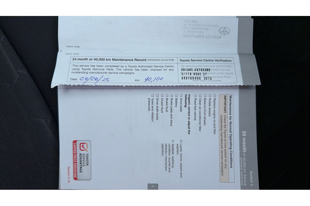 2021 Toyota Corolla Ascent Sport MZEA12R