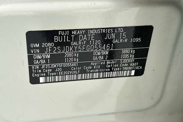 2015 Subaru Forester 2.0D-S S4