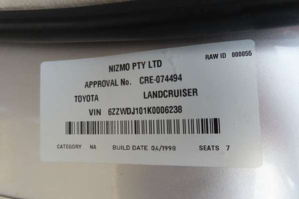 1998 Toyota Landcruiser Sahara HDJ80R