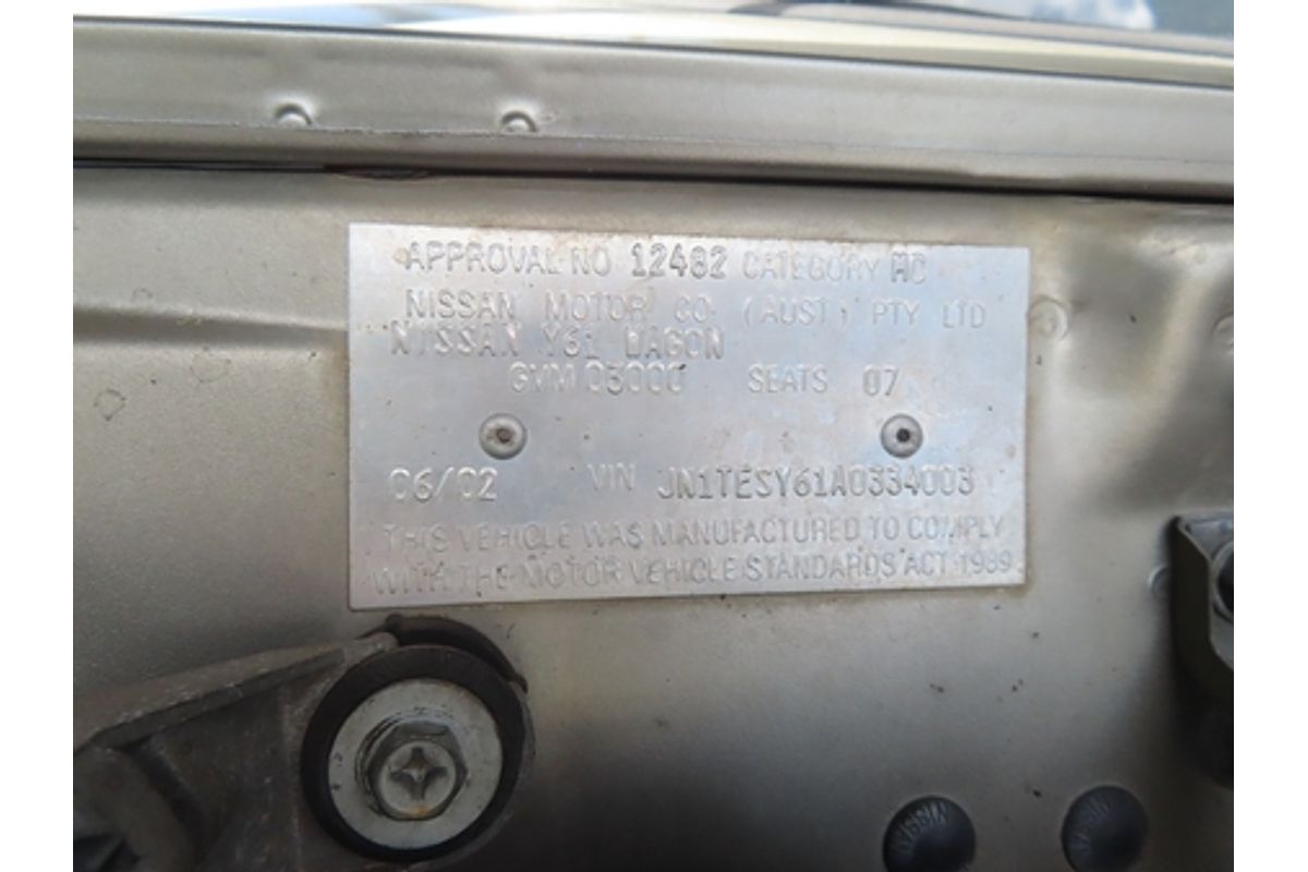 2002 Nissan Patrol ST GU III