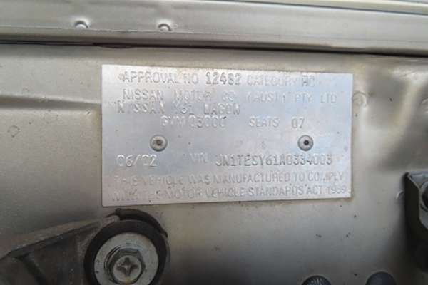 2002 Nissan Patrol ST GU III