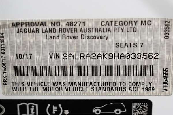 2017 Land Rover Discovery TD6 HSE Series 5