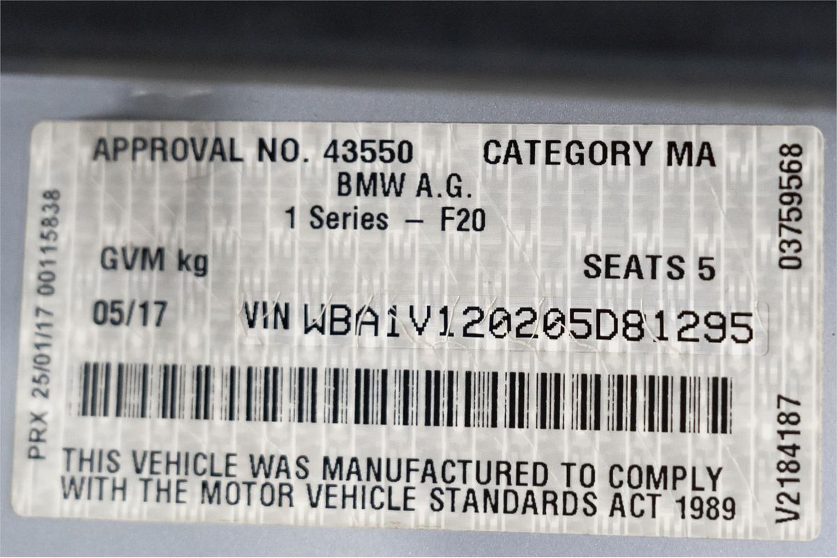 2016 BMW 1 Series M135i F20 LCI