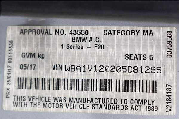 2016 BMW 1 Series M135i F20 LCI