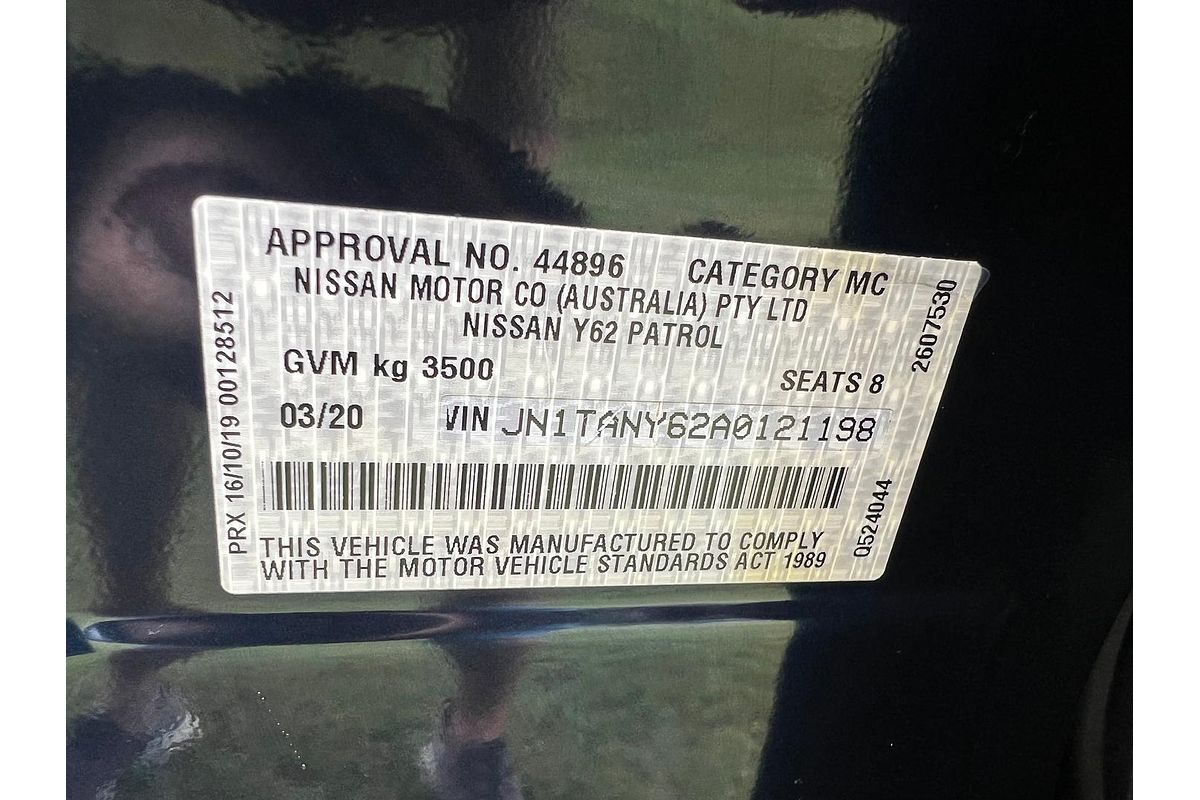 2020 Nissan Patrol Ti Y62 Series 5