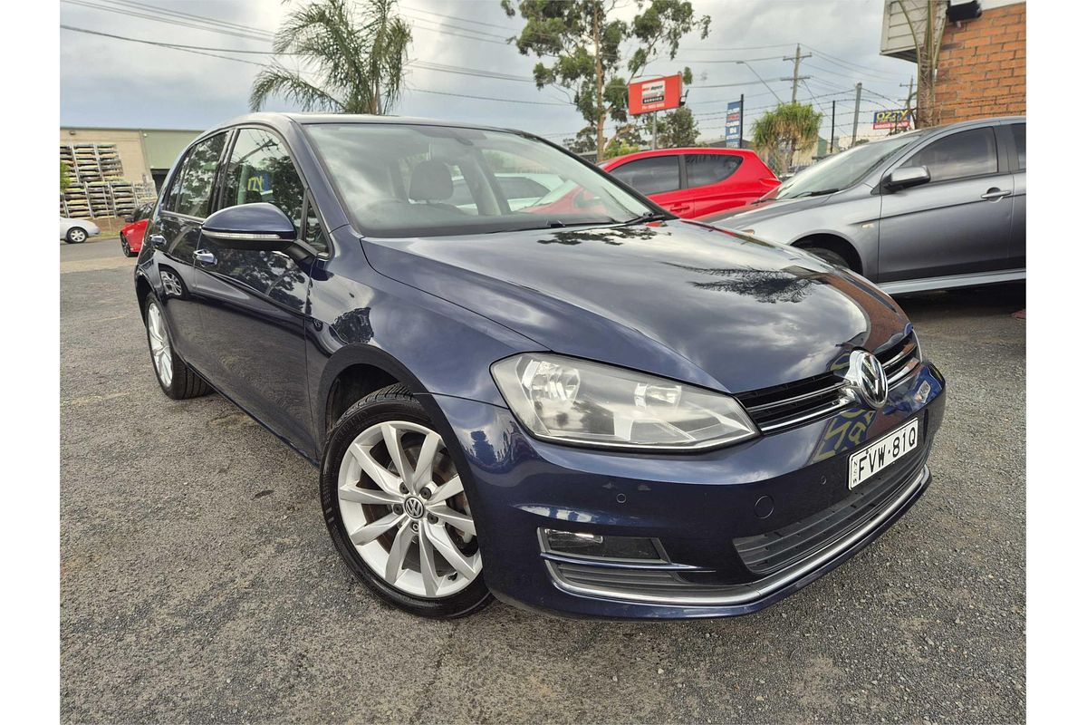 2013 Volkswagen Golf 103 TSI HIGHLINE AU