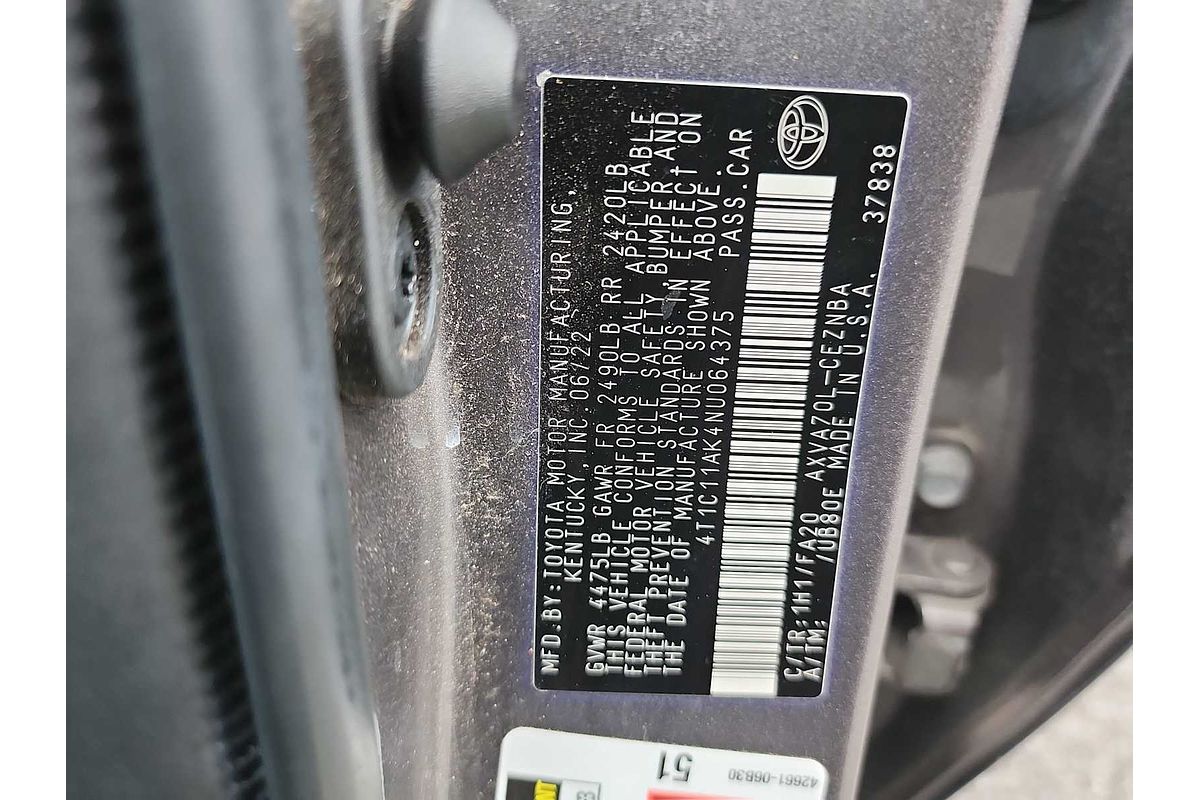 2022 Toyota Camry LE