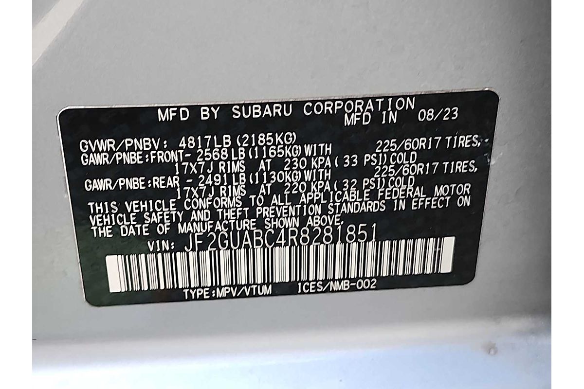 2024 Subaru Crosstrek