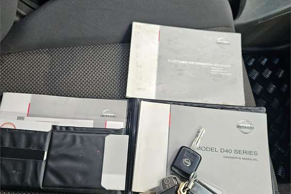 2012 Nissan Navara ST-X D40 Series 6 4X4