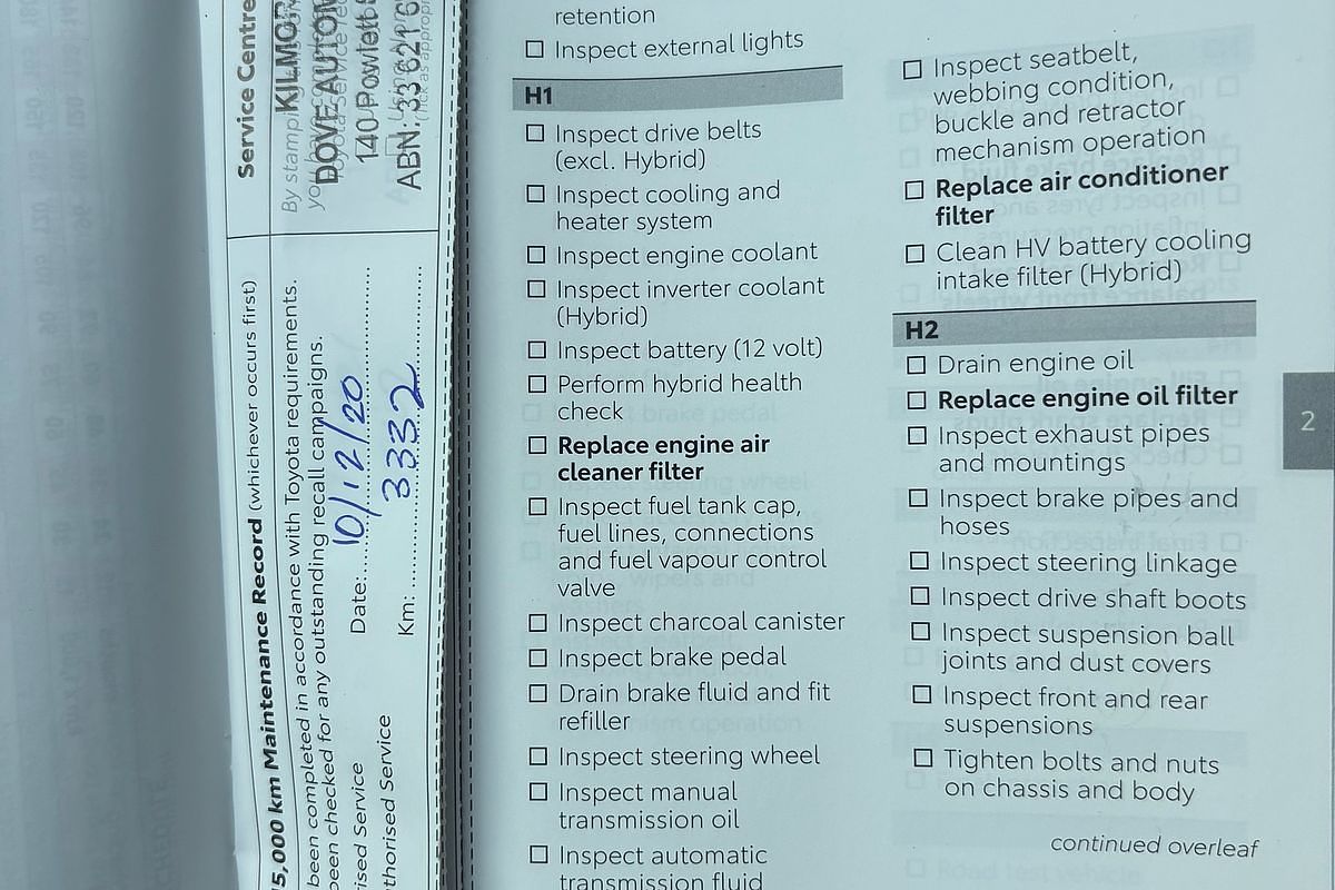 2020 Toyota Corolla Ascent Sport Hybrid ZWE211R