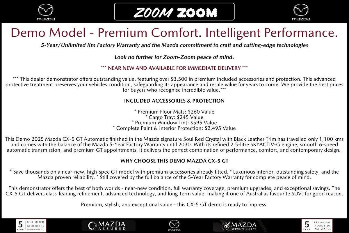 2025 Mazda CX-5 G35 GT SP KF Series