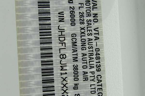 2023 Hino 500 Series FM2628 Auto 6x4 ELWB