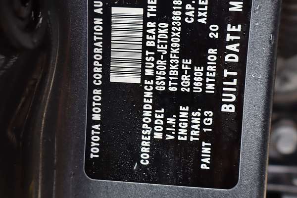 2013 Toyota Aurion AT-X GSV50R