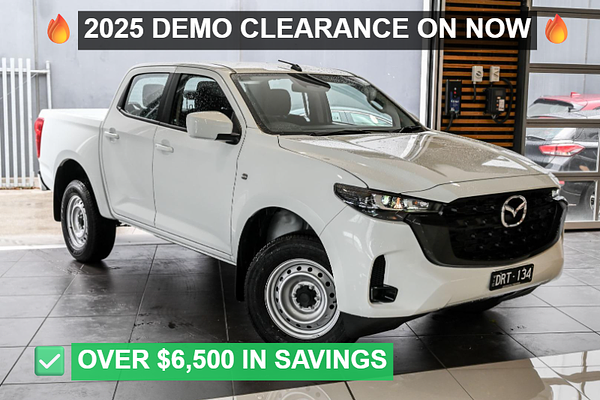 2025 Mazda BT-50 XS TF Rear Wheel Drive