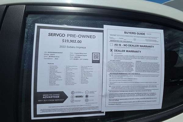 2022 Subaru Impreza