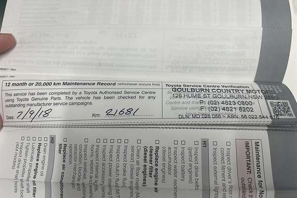 2017 Toyota Hilux SR GUN126R 4X4