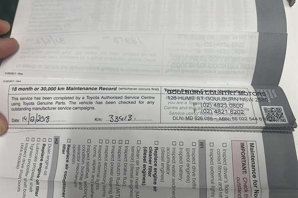 2017 Toyota Hilux SR GUN126R 4X4