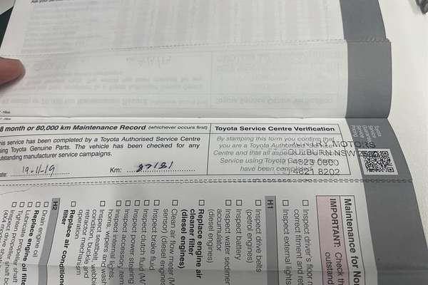 2017 Toyota Hilux SR GUN126R 4X4