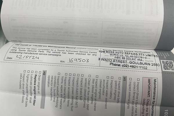 2017 Toyota Hilux SR GUN126R 4X4