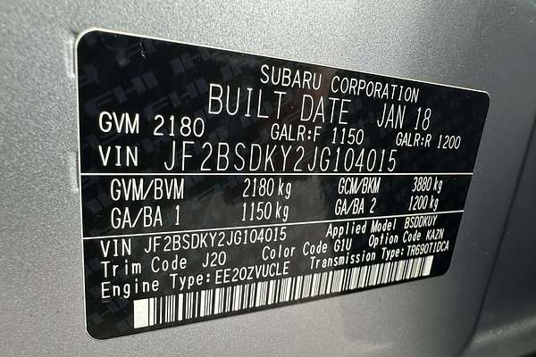 2018 Subaru Outback 2.0D 5GEN