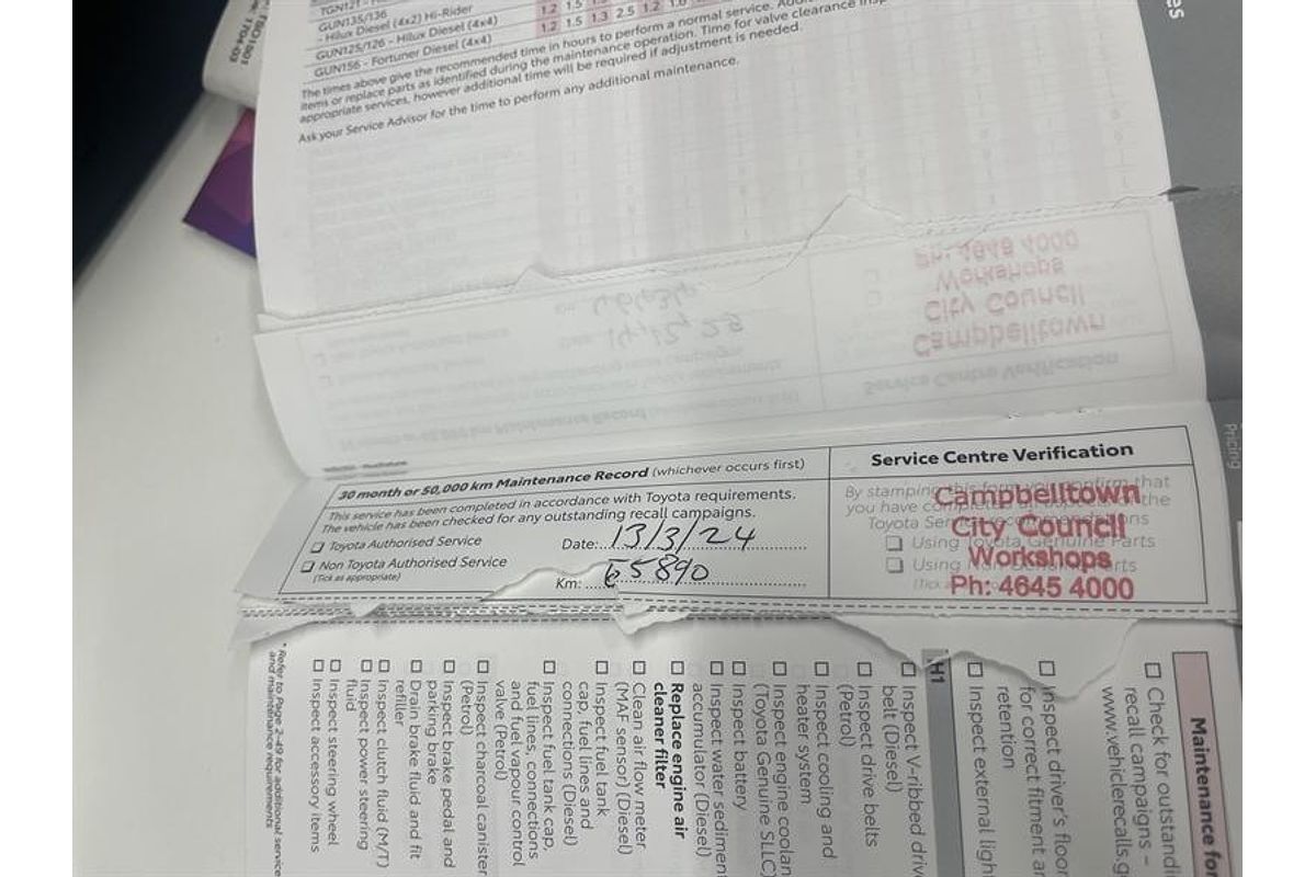 2021 Toyota Hilux Workmate TGN121R Rear Wheel Drive