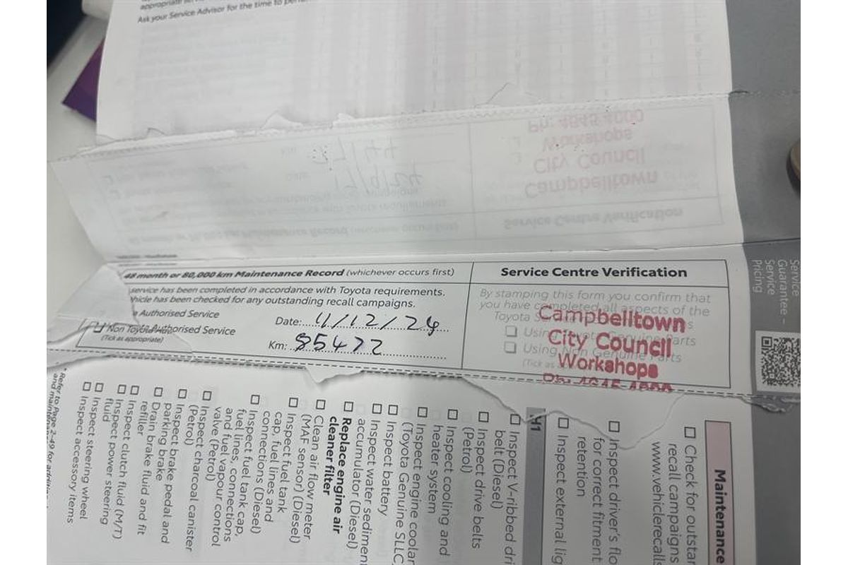 2021 Toyota Hilux Workmate TGN121R Rear Wheel Drive