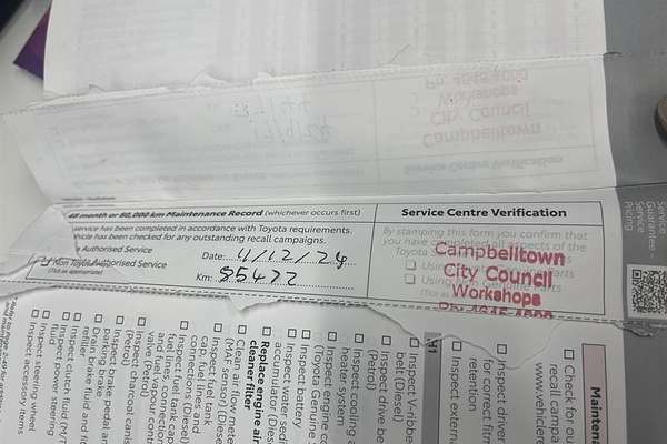 2021 Toyota Hilux Workmate TGN121R Rear Wheel Drive