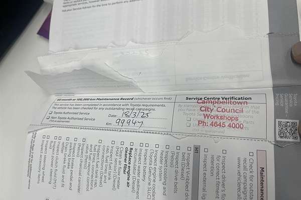 2021 Toyota Hilux Workmate TGN121R Rear Wheel Drive