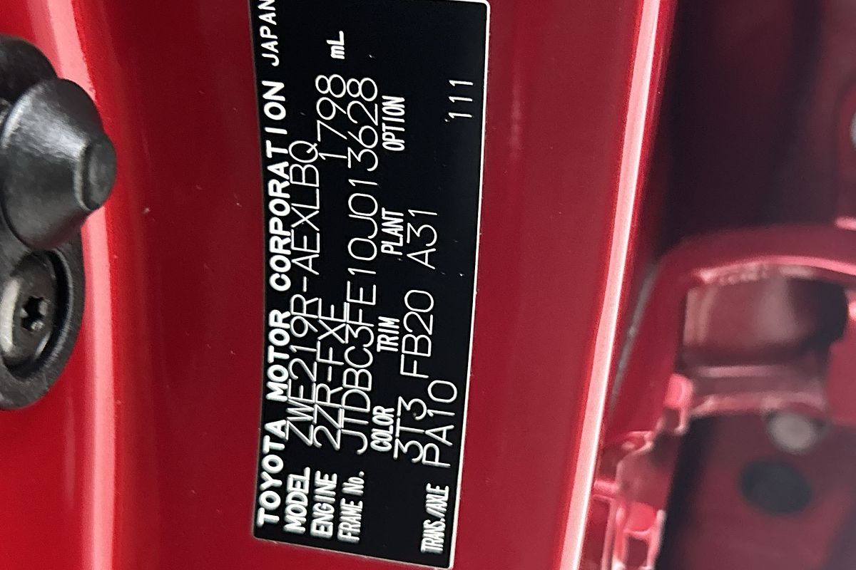 2023 Toyota Corolla Ascent Sport Hybrid ZWE219R