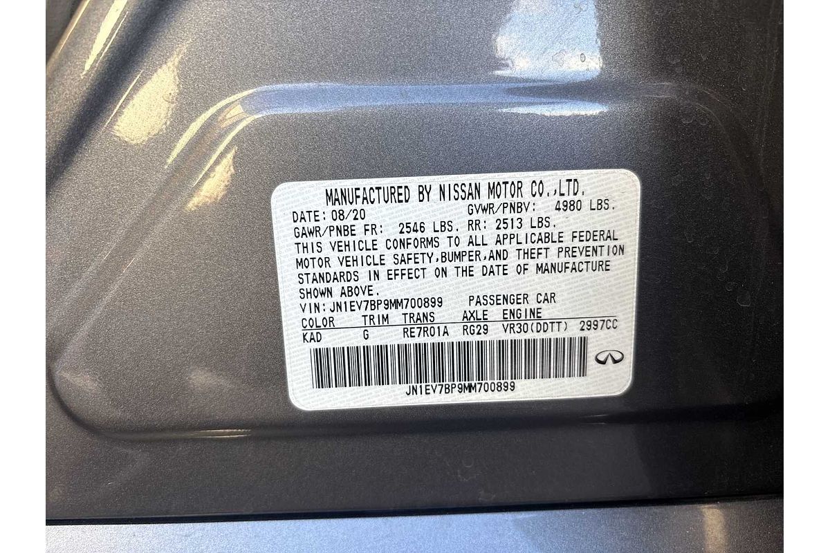 2021 INFINITI Q50 3.0t LUXE