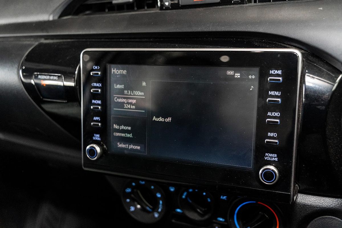 2022 Toyota Hilux Workmate TGN121R Rear Wheel Drive