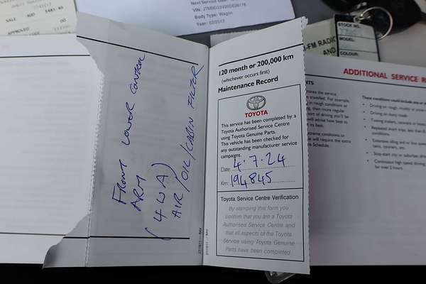 2012 Toyota RAV4 CV ACA33R