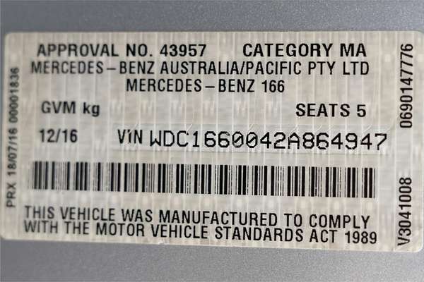 2016 Mercedes-Benz GLE-Class GLE250 d W166