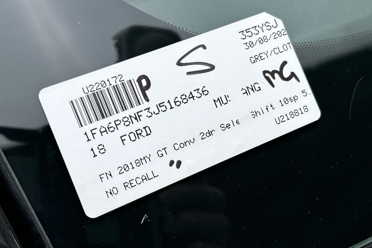 2018 Ford Mustang GT FN