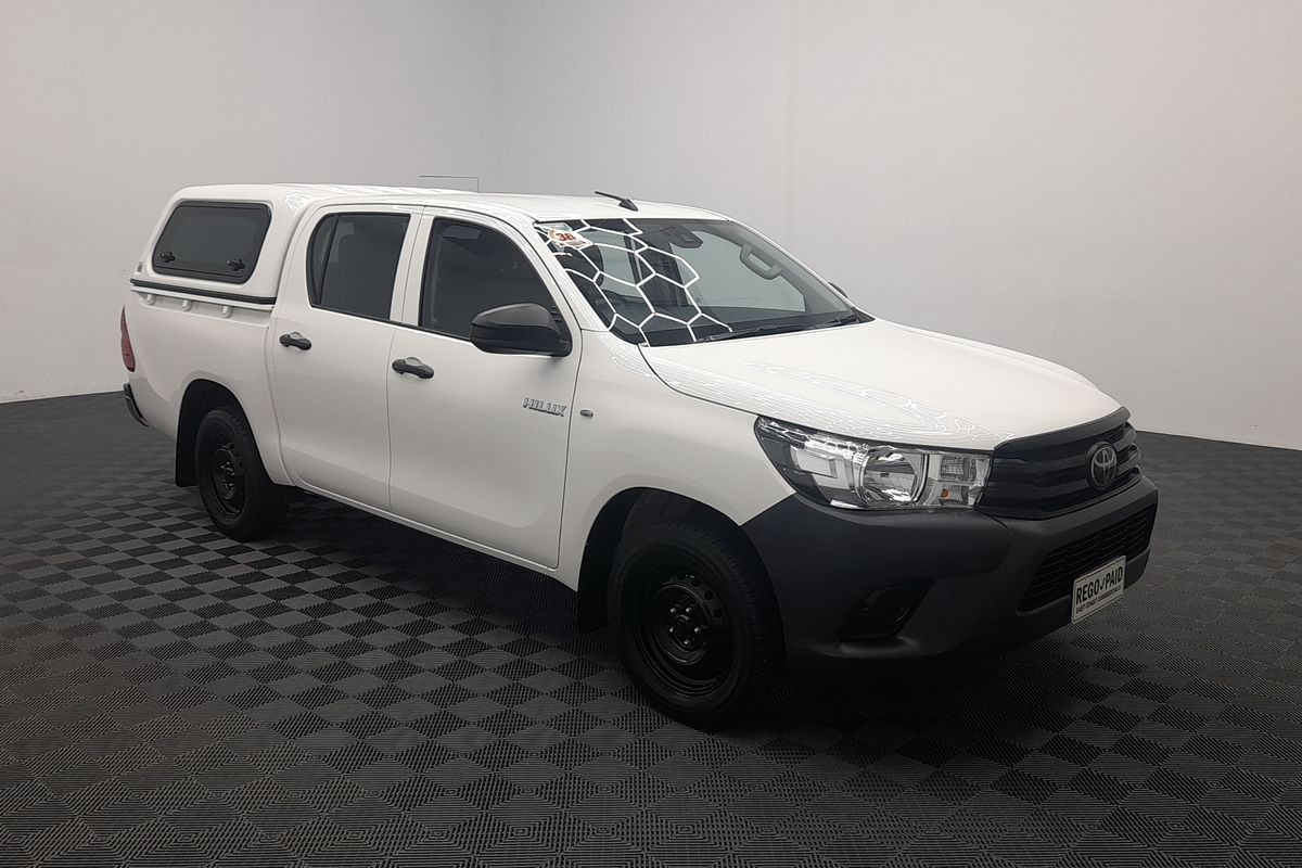 2020 Toyota Hilux Workmate TGN121R Rear Wheel Drive