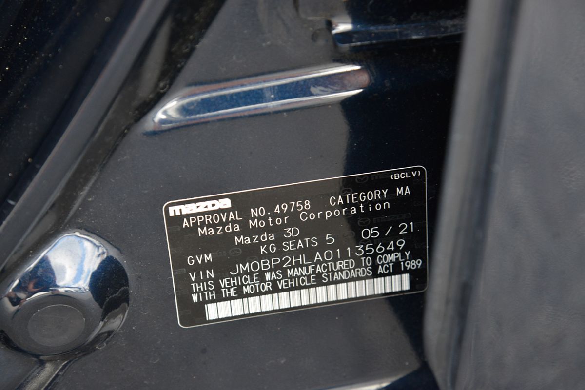 2021 Mazda 3 G25 Evolve BP Series