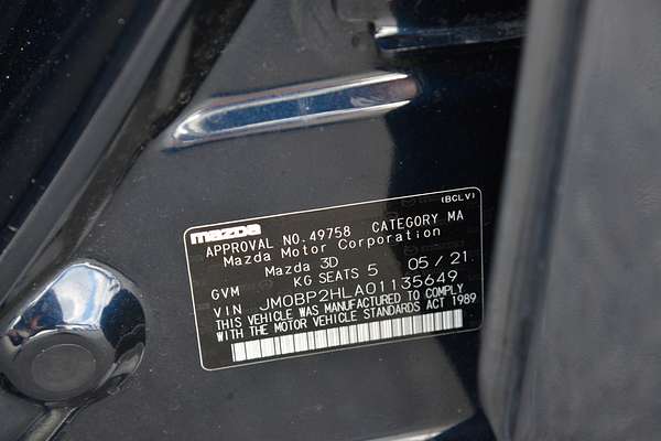 2021 Mazda 3 G25 Evolve BP Series