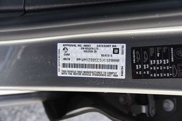2018 Holden Commodore RS ZB