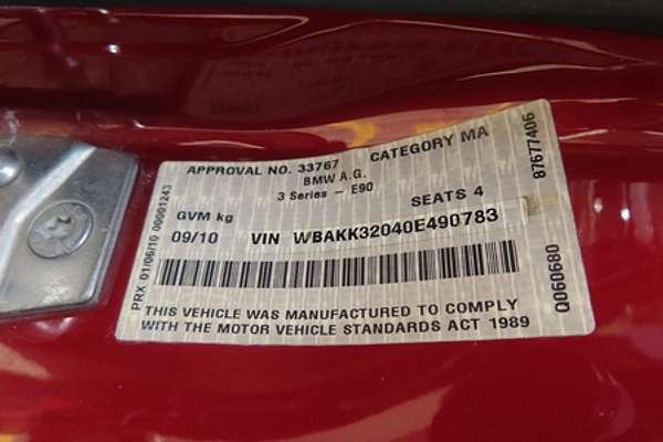 2010 BMW 3 Series 320d E92