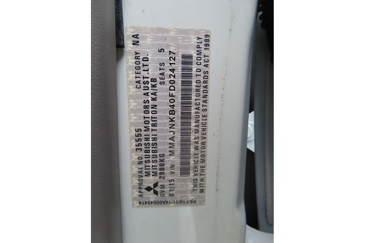 2014 Mitsubishi Triton GLX MN 4X4