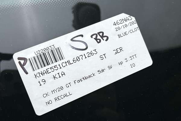 2019 Kia Stinger GT CK thumb-23