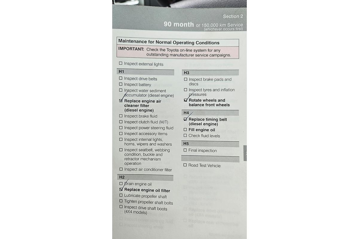 2014 Toyota Hilux SR5 KUN26R 4X4