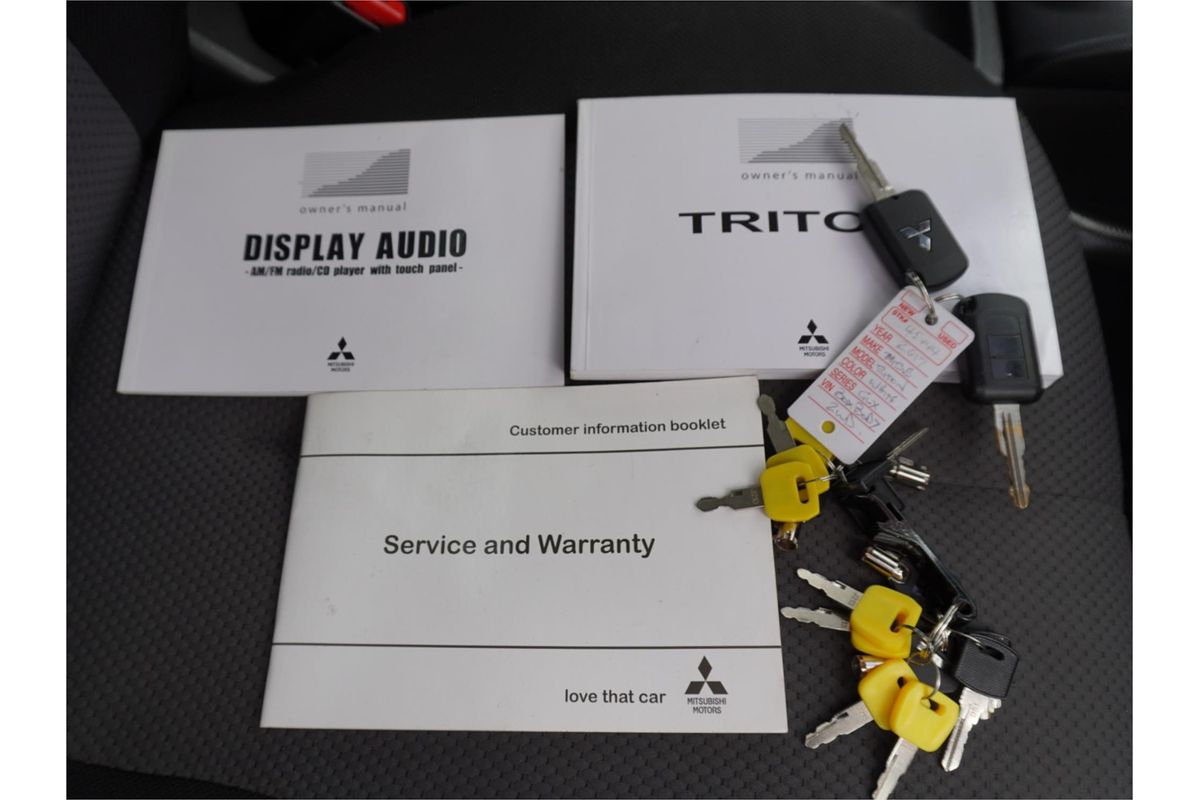 2017 Mitsubishi Triton GLX MQ Rear Wheel Drive