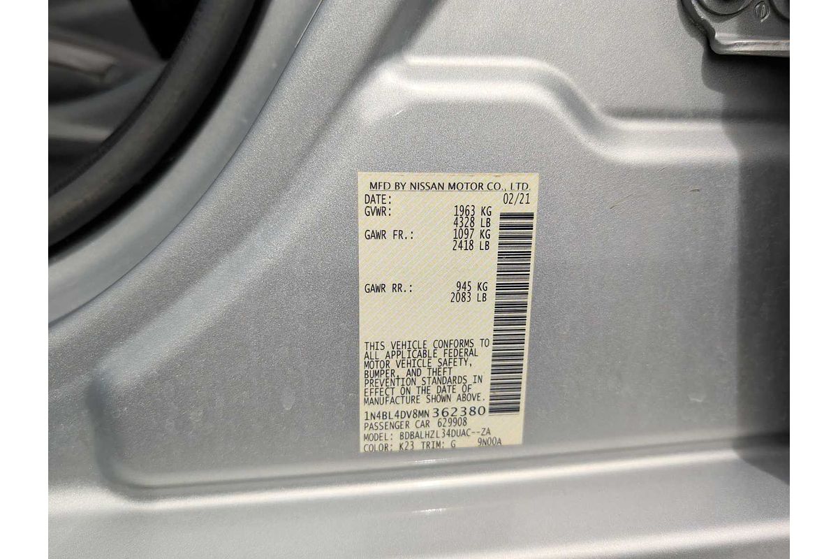 2021 Nissan Altima 2.5 SV